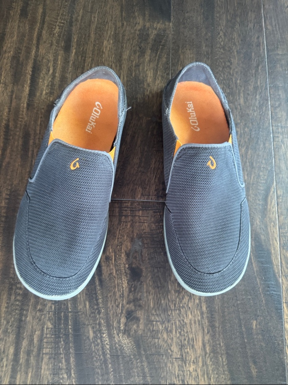 Olukai Nohea Mesh Black Slip On Shoes Causal Loafers Sneakers Mens Size 11